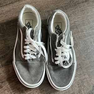 Gray suede vans